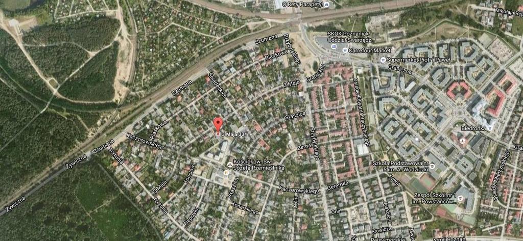 Mapki lokalizacyjne. Źródło: www.google.