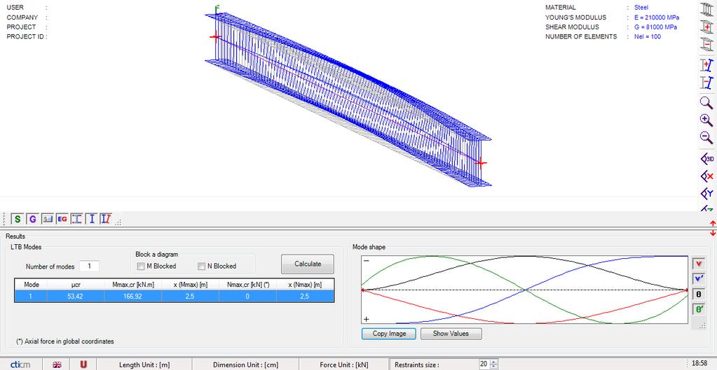 IMPACT OF SUPPORT COSED SECTION RIBS ON THE CRITICA MOMENT FOR ATERA TORSIONA BUCKING OF STEE BEAMS 4. Numerical validation with FEM TBeamN, Abaqus TBeamN (version 1.0.