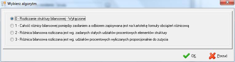 Możliwe są do wyboru 3 sposoby rozliczania.