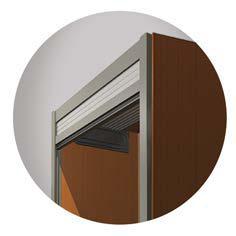 aluminiowej z matą żaluzjową PVC MT710 - kolorystycznie imitującą anodę aluminiową i inox.