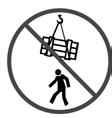 6.1 Wskazówki bezpieczeństwa NIEBEZPIECZEŃS TWO Niebezpieczeństwo odniesienia obrażeń powodowane przez spadające ładunki!