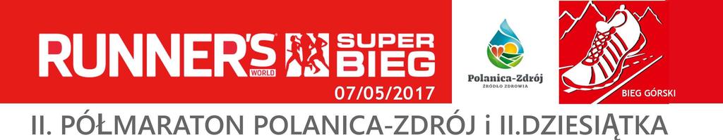II. Półmaraton Wisła i II. Dziesiątka WYNIKI ZAWODÓW Organizator: Grabek Promotion Sp. z.o.oṫermin: 21.05.