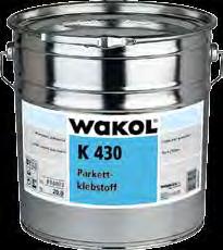 Do stosowania na podłożach chłonnych i niechłonnych, w pomieszczeniach. WAKOL PU spełnia wymagania normy DIN EN 9. B, B, B, B lub B ok. 00-00 g/m Czas układania: ok.