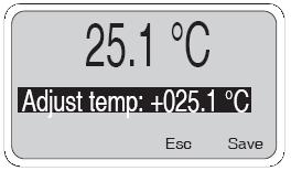 Porównać wskazania temperatury na regulatorze ze wskazaniami kalibrowanego miernika temperatury. Jeśli wskazania temperatury wymagają korekty przejść do następnego kroku. 2.
