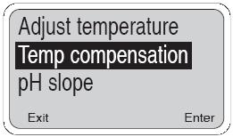 4.5 OPCJE KOMPENSACJI TEMPERATURY Automatyczna kompensacja temperatury jest standardową opcją układów ph I jest stosowana praktycznie we wszystkich pomiarach ph.