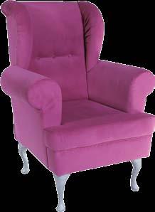 34 LOUNGE LOUNGE 35 DECOR PINK C Materiał: welur