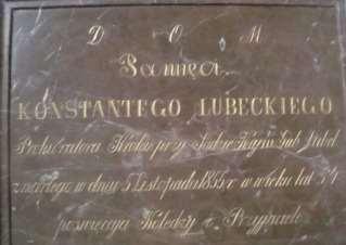 83 5.367. Lubecki Grzegorz, 1839- Urodził się 25 maja 1839 roku, syn Konstantego Teofila Ignacego i Magdaleny z Kreczunowiczów małżonków Lubeckich. Wylegitymowany ze szlachectwa (24.10.1856) 624. 5.368.