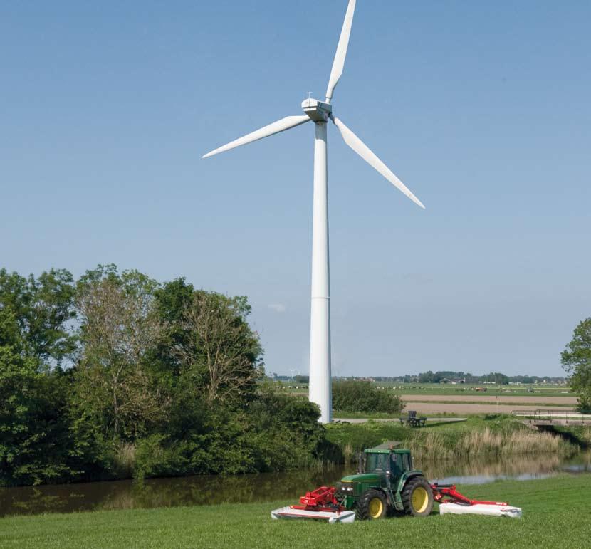 Przyrząd tnący Splendimo jest energooszczędny! Wszystkie kosiarki dyskowe Splendimo są wyposażone w unikatową modułową belkę zespołów tnących.