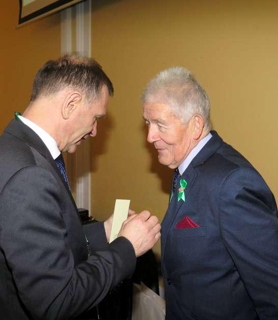 Tadeusz Sakowski, Sławomir Świderski, Stanisław Talerzowski, Ewa Witkowska Vaclav Šanda podziękował za możliwość wspólnego przeżywania z polskimi geodetami