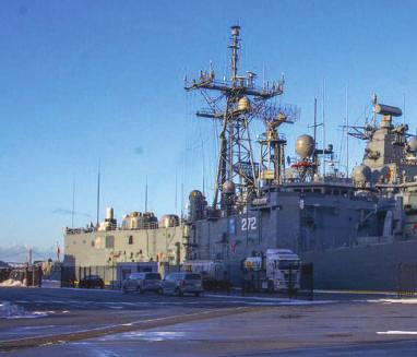 Pawła Wernera, weszła w skład grupy bojowej amerykańskiego niszczyciela rakietowego z systemem AEGIS USS Gravely (DDG-107). Okrętom towarzyszy niemiecki zbiornikowiec floty FGS Spessart (A1442).