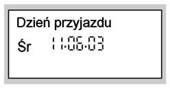 Regulacja temperatury pomieszczeń Zmiana temperatury pomieszczenia tylko na kilka... (ciąg dalszy) Nastawa programu wakacyjnego Program wakacyjny włącza się ogodzinie0.