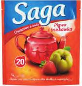 Herbata ekspresowa Saga czarna porzeczka op. 25 szt.