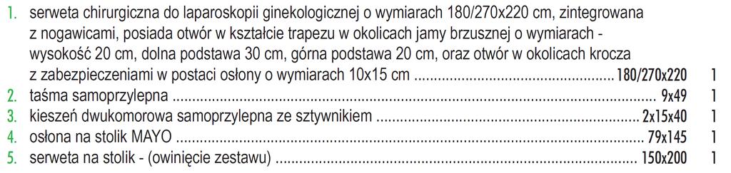 28. Pakietu nr 3 1. Pozycja 2 Czy Zamawiający dopuści serwetę chirurgiczną 70x90cm, z otworem 6x8, dwuwarstwową?. 2. Pozycja 4 Czy Zamawiający serwetę chirurgiczną z otworem w rozmiarze 6x8cm, pozostałe parametry bez zmian 3.