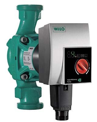 Dane techniczne Elektroniczna regulacja wydajności Δp-c, Δp- Temperatura przetłaczanego medium od C do +9 C (dla temperatury otoczenia do + C) Temperatura przetłaczanego medium od C do + C (dla