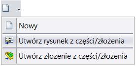 Dokumentacja złożenia zawierającego konfiguracje Wstawienie widoku złożenia do rysunku: otwórz Złożenie tulejek i ustaw wymagany widok modelu w przestrzeni (zgodnie z własnym wyborem), kliknij