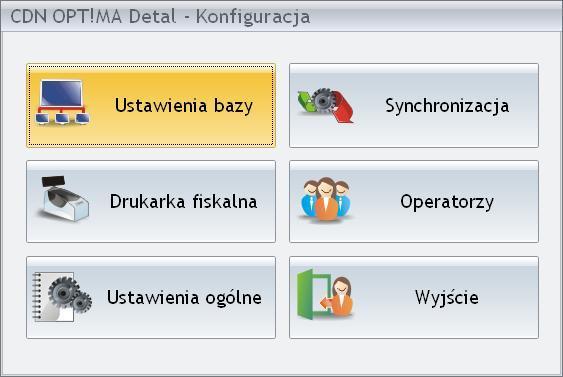 Str. 12 Moduł Detal v. 2012.5.1 Rys. Comarch OPT!MA Detal Konfiguracja. 4.3 Konfiguracja - ustawienia bazy Aby nawiązać połączenie z innym serwerem MS SQL, bazą danych Comarch OPT!
