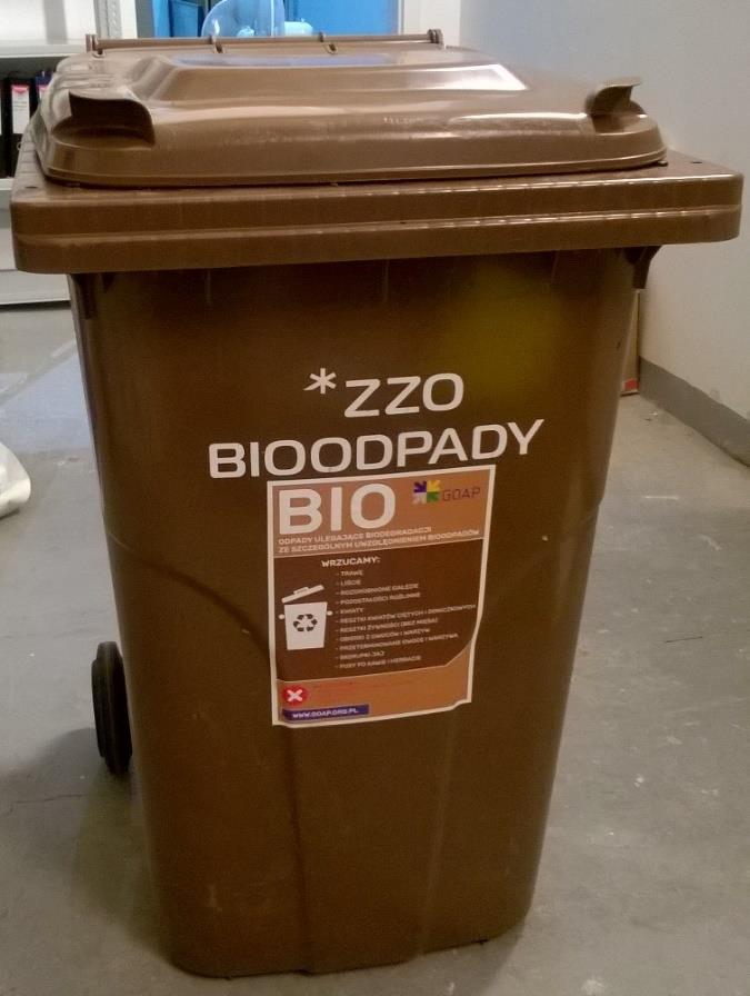 Przykładowe pojemniki do gromadzenia