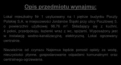 A. w miejscowości Jordanów Śląski przy ulicy