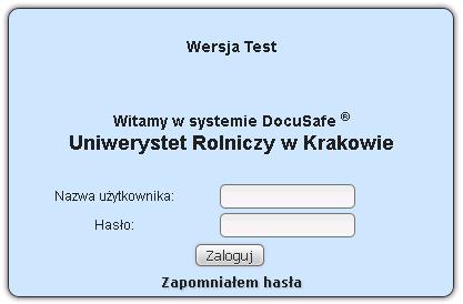 2 Rozpoczęcie pracy z systemem Niniejszy rozdział zawiera podstawowe informacje na temat rozpoczęcia pracy z systemem. DocuSafe. 2.