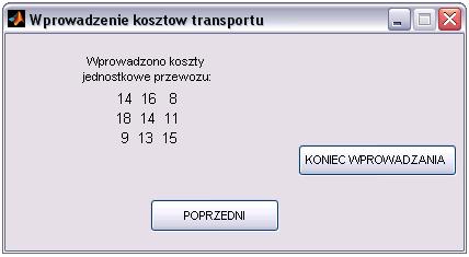 Zadanie jest rozwiązywane przy pomocy programu WKK opracowanego w środowisku MatLab i wyposażonego w interfejs graficzny GUI.