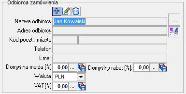 Moduł dealerski Edycja danych odbiorcy końcowego w module dealerskim Aby uczynić interfejs bardziej intuicyjnym, wprowadzone zostały