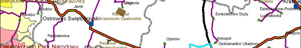 Przebieg sieci