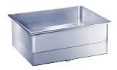 Brytfanna do duszenia dostępna w 3 rozmiarach 7,0 kw 656 x 615 x 65 mm, 26 x 24 x 2.