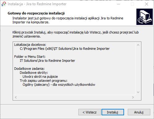 Ostatni etap to podsumowanie wybranych