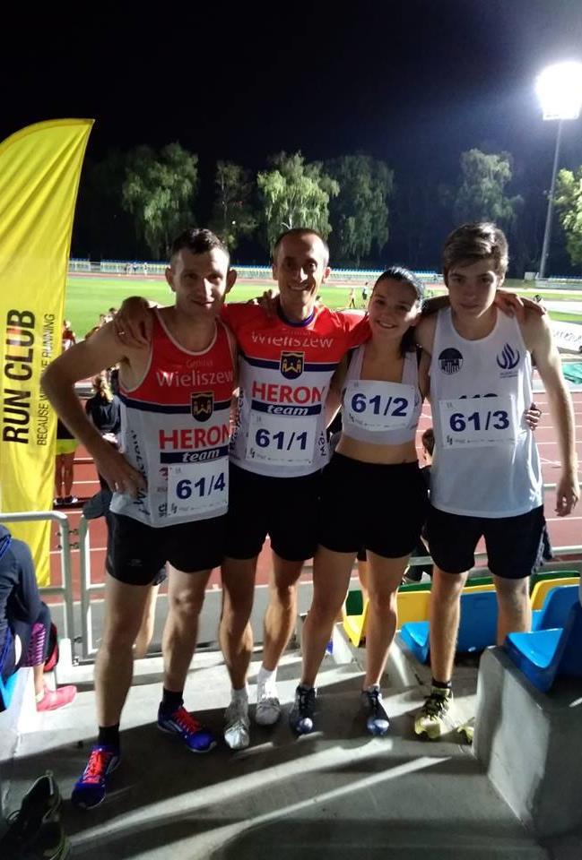 Warsaw Track Cup 4x400 Wieliszew Heron Team + BKS Wataha Paweł Witkowski