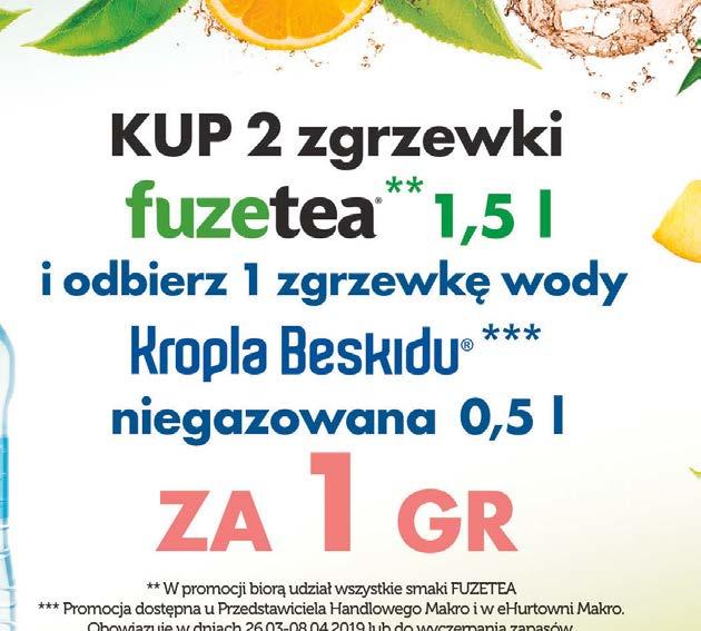 x 1,5 l 1 79* 2,20 Napoje izotoniczne Powerade 12