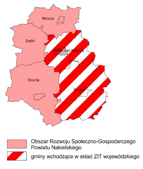 9 POWIAT NAKIELSKI Powiat nakielski obejmuje tylko 5 gmin, z czego 4 to gminy miejsko-wiejskie.