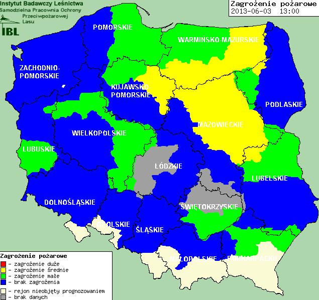 rzekach Polski