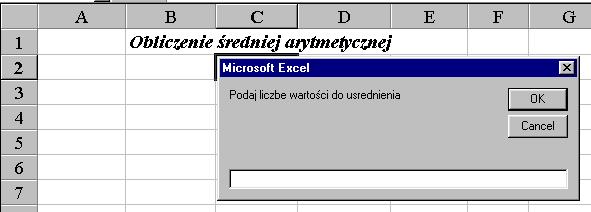 Program pyta na początku o liczbę wartości do wyrównania: Następnie program