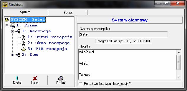 SATEL INTEGRA 41 4. Struktura systemu System podzielić można na partycje. Do każdej partycji przydziela się strefy, a do stref wejścia. 4.1 Partycje Partycje traktowane są jako odrębne systemy alarmowe.