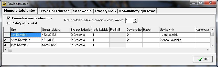 SATEL INTEGRA 97 użytkownika. Dzięki temu, jeżeli do centrali podłączony jest moduł INT-VG, po potwierdzeniu powiadamiania głosowego użytkownik ten automatycznie uzyska dostęp do menu głosowego. Rys.