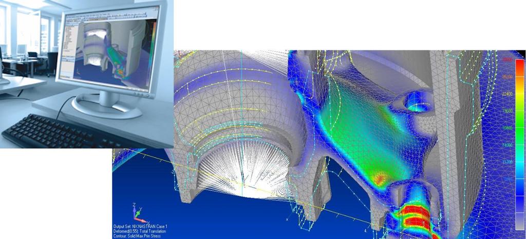 Femap z Simcenter Nastran Pakiet Femap z Simcenter Nastran płynnie łączy zaawansowaną funkcjonalność pre- i postprocesora środowiska Femap z potężnym rozwiązaniem Simcenter Nastran.