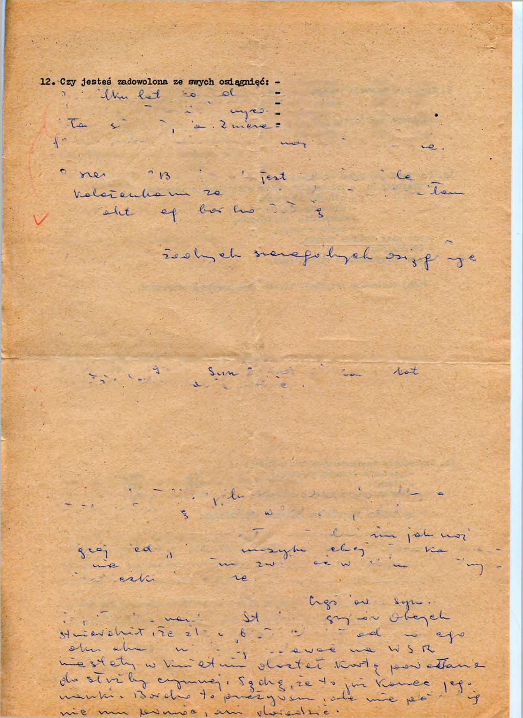 - 4 - osobistych tak, nie..{/ C \/',A 2- ^ V-1 O > zawodowych tak, nie. społecznych tak, nie. -U * C a ti ^ e^a-j t/\_tt i_e_ <e_, naukov/ych tak, nie ^J c -- I3 i. "2 -a -.. małżeńskich tak, nie.