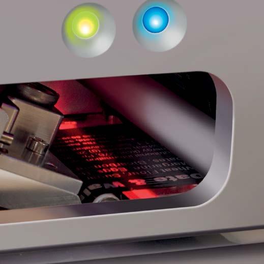 Zasady konstrukcyjne Kontrola jakości nadruków Technologia iassure automatycznie wykrywa typowe wady druku, zanim spiętrzą się palety produktu, co mogłoby skutkować niepożądanymi odpadami lub