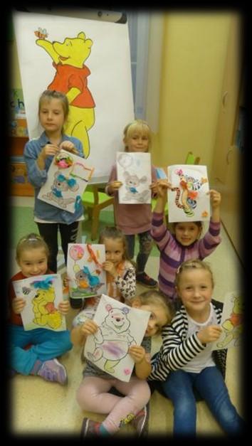 Podróże w dziecięcy świat 29 września Biblioteka GOKiS wznowiła a następnie dzieci dostały obrazki z bohaterami z bajki