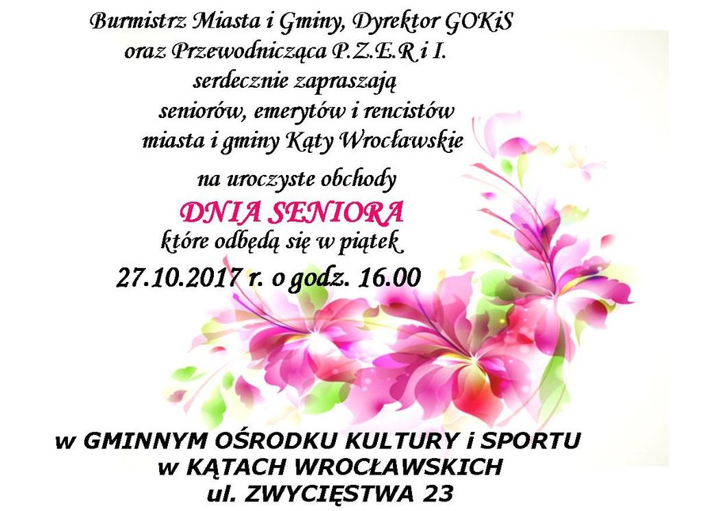 PZERiI w Kątach Wrocławskich przedstawia propozycję wyjazdów rehabilitacyjnych i wypoczynkowych na rok 2018: 1. MIELNO termin 04.04. 18.04.2018 2. MIELNO UNIEŚCIE termin 13.04. 26.04. 2018 3.