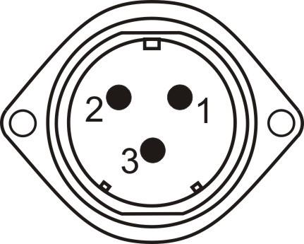 Tab.2.3.1. Złącze zasilania Nr Oznaczenie Opis Widok styków 1 Uziemienie/obudowa 2 0V 0V zasilania 3 +24V +24V zasilania Tab.2.3.2. Złącze sygnałowe Nr Symbol Opis Widok styków 1 Uziemienie/obudowa 2 3 4 5 6 7 GNDA Masa 8 +20mA Wejście prądowe 9 +10V Wejście napięciowe 10 11 12 3.