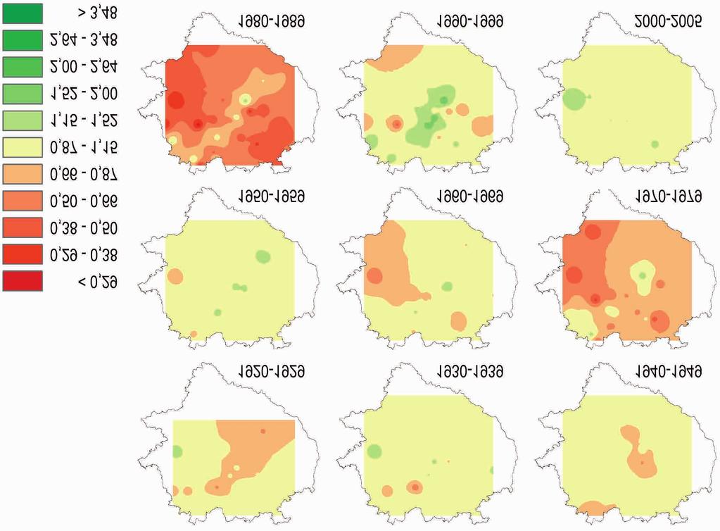Studia i Materia³y CEPL w Rogowie R. 14. Zeszyt 1 (30) / 2012 273 <0,29 0,29-0.