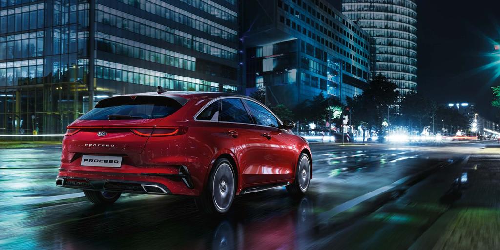 ZACHWYCA POD KAŻDYM WZGLĘDEM Nowa Kia ProCeed to kwintesencja wysmakowanego połączenia sportowego charakteru z pełną elegancją.