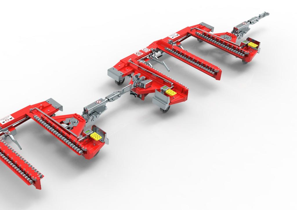 E-LINER PLATFORM WITH BRAKING SYSTEM The special version of E-Liner has been developed in order to allow the E-Liner platforms to be used on slopes and