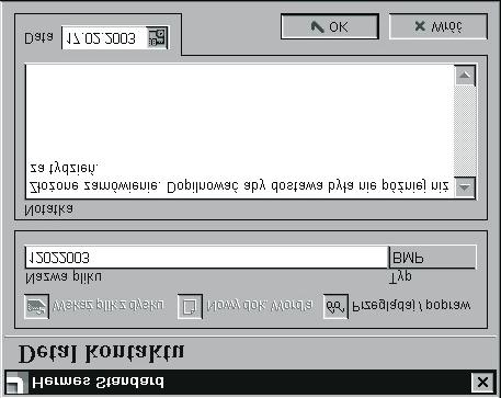 Data Termin, w którym zarejestrowano dokument Plik Wskaż pliki z dysku Po wciśnięciu możemy wybrać dowolny plik z dowolnego katalogu zapisanego w komputerze.