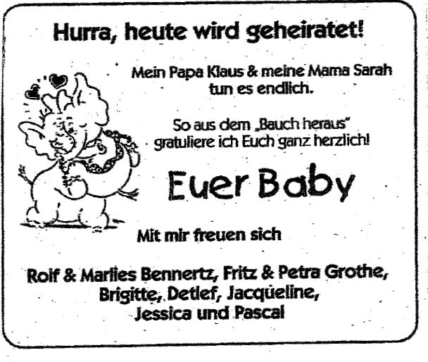DIE FRÖHLICHE-GUTEN-TAG-ANZEIGE... 191 U.