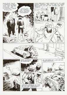 33 TADEUSZ RACZKIEWICZ (1949-2019) "Asurito Sagishi", plansza komiksowa nr 2, 2012 r.