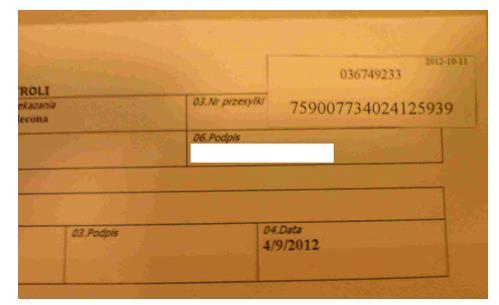 Kopia Raportu powinna zostać przesłana do rolnika listem poleconym.
