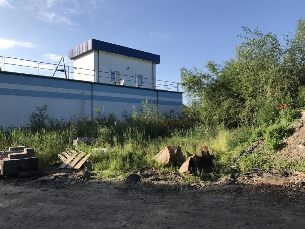 32 Teren pod budowę wiaty na osad - widok od strony