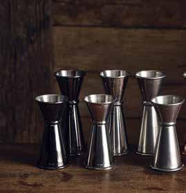 JIGGER * 222527 20/40ml 44,50zł 222531 25/50ml 48,50zł MIARKA DO ALKOHOLU VINTAGE / JIGGER VINTAGE 222525